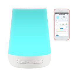 Control Smart White Noise Machine Baby Sleep Sound Machine Colourful Night Lights 34 Soothing Sounds Supports APP Remote Control