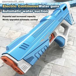 Sand Play Water Fun Summer fully automatic electric water gun toy induction water absorption high-tech burst water gun beach outdoor water battle toy Q240413