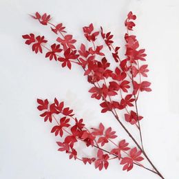 Decorative Flowers Simulated Plant Beauty Leaves DIY Party Decoration 10 Colors Small Festival Supplies Vintage Silk Home Decor