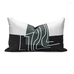 Pillow Decorative Ramadan Pillows For Living Room Seat Office Home Decor Embroidery White Striped Cover Patchwork