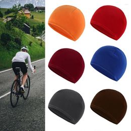 Berets Warm Beanie Winter Cap Army Hat Soft Men Women Ski Cycling Skin-Friendly Anti-Static Hiking Thermal Fleece Running Windproof