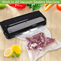 100Pcs Kitchen Vacuum Bags For Food Vacuum Sealer Packing Machine Food Storage Bag No-BPA Kitchen Replacement Accessories