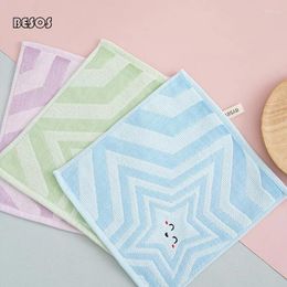 Towel Star Pattern Children's Baby Small Pure Cotton Square Face Wash Household Soft Wipe Gauze 3pc/lot B0074M