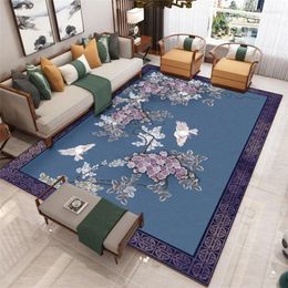 Carpets 14258 Plush Carpet Living Room Decoration Fluffy Rug Thick Bedroom Anti-slip Floor Soft Lounge Rugs Solid Large