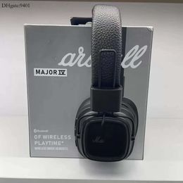 Major4 Bluetooth Marshallヘッドフォンワイヤレス音楽ヘッドセットイヤホンマーシャルメジャー4ヘッドバンドHifiステレオサウンドプレイタイム