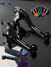 For YZ65 YZ 65 2018 Motorbike Accessories CNC Aluminium Levers Motorcycle Pivot Dirt Bike Brake Clutch Handles Levers1355050