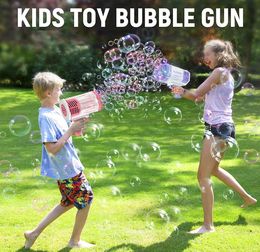 69 Holes Soap Blaster Bubble Gun Kids Adults Party Wedding Summer Fun Gifts Indoor and Outdoor Toys Ages 3 4 5 6 7 8 Boy Girl