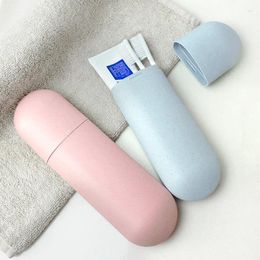 Toiletry Kits Large Toothbrush Tube Cover Case Cap Fashion Plastic Suitcase Holder Baggage Boarding Portable Organizer Travel Accessories