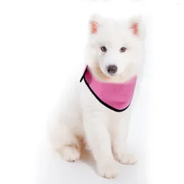 Dog Collars Pet Cooling Scarf Wrap Collar Ice Towel For Outdoor Walking Running Training Puppy