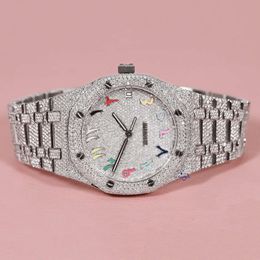 Luxury Looking Fully Watch Iced Out For Men woman Top craftsmanship Unique And Expensive Mosang diamond 1 1 5A Watchs For Hip Hop Industrial luxurious 1007