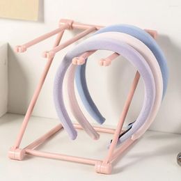 Decorative Figurines Headband Holder Hair Hoops Rack Hairbands Jewlery Ring Display Stand Pp For Desk Table Student