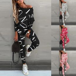 Running Sets Casual Sports Suit Spring Skinny Pants Cotton Blend Women Blouse Tracksuit Outfit Skin-friendly