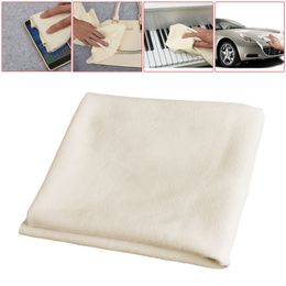Natural Suede Leather Car Cleaning Towels Drying Washing Cloth New 40x60cm