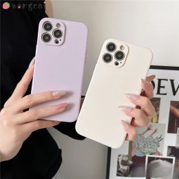 For Redmi 13C 12C 12 4G 11A 11 Prime A1 A1+ A2 A2+ Note 13 12 Pro 12S 4G 12R 5G Pro+ Soft Silicone Straight Edge Phone Cover