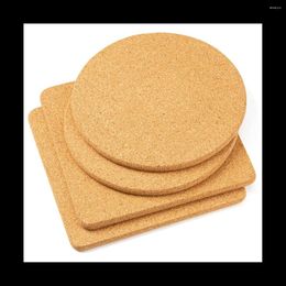 Tea Trays Cork Trivets For Dishes Pots And Pans 8 Inches Pad Mats Kitchen Table Cooking Pot Holder