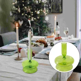 Candle Holders Glass Holder Decorative Candleholder Stick Ornament Fashion Stand Light Luxury