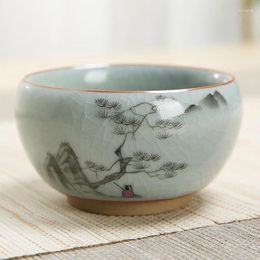 Cups Saucers Ceramics Your Kiln Ice Crack Ceramic Tea Cup Master Painted Landscape Painting