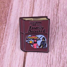 Halloween book horror scary enamel pin childhood game movie film quotes brooch badge Cute Anime Movies Games Hard Enamel Pins