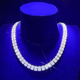 Stone 10Mm Tennis Chain Round Long Stick Bread Shape Vvs Silicone Necklace With Exquisite Design