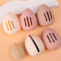 1/3Pcs Water Drop Sponge Powder Puff Storage Case New Silicone Dust-proof Multi-hole Breathable Travel Protable Puff Holder Box