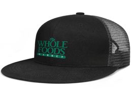 Whole Foods Market Healthy organic Unisex Flat Brim Trucker Cap Styles Personalised Baseball Hats Flash gold Camouflage pink White2200988