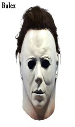 Party Masks Bulex Halloween 1978 Michael Myers Mask Horror Cosplay Costume Latex Props for Adult White High Quality 2209218854101