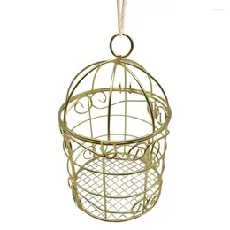 Other Bird Supplies Cage Candy Box Iron Candlestick Holder Adornment Birdcage Wedding Party Favor Home Table