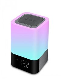 Wireless Bluetooth Speaker Portable HIFI Stereo Subwoofer Speakers With Led Light Lamp and Alarm Clock AUX MUSKY DY28 Plus1268342