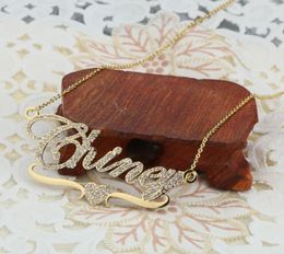 Stainlesss Custom Name Necklaces Pendant Letters Necklace for Women Custom Chain Jewellery Personalised Gold43051519399496