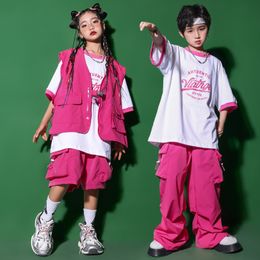Girls' Jazz Dance Costume Handsome Japanese Street Dance Performance Costume Set Children's Hip Hop Stage Trend
