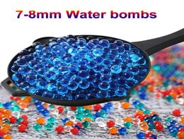 10000 Pcs Water bombs Balls Beads 78 mm Gun Toys Refill Ammo Gel Splater Ball Blaster Made of NonToxic Eco Friendly Compatible w1992641