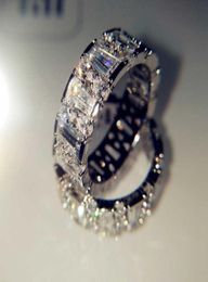 18K White Gold Natural 3 Carats Moissanite Jewellery Gemstone Bizuteria Solid 18 K Gold Anillos De Ring for Women Men Accessories9611651