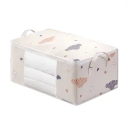 Storage Bags Under Bed Fabric Container Basement Multi-functional Folding Bag With Handles For Organizing Bedroom Closet