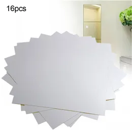 Window Stickers PET Protectiv Film 15CM Square Mirror Paster Big Mosaic Back Glue Decorative Sticker