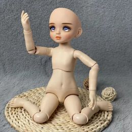 Handmade DIY 30cm Male Doll 1/6 BJD Doll Open Head Multi Joint Movable Doll Toys for Girls Dolls for Girls