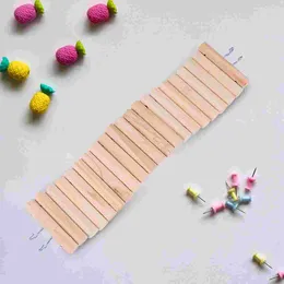 Other Bird Supplies Wooden Pet Birds Arch Bridge Animal Bendable Ladder With Hook For Hamster Mouse