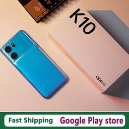 In Stock Oppo K10 Smart Phone Android 12.0 Face ID 6.59" LCD 120HZ 67W Charge Dimensity 8000 Max 64.0MP Camera 5000mAh Battery