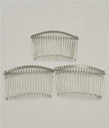 50pcs Blackgoldsilver 20 Teeth Wedding Bridal DIY Wire Metal Hair Comb Clips Hair Findings Accessories7707494