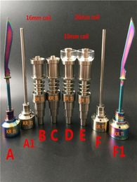 Titanium Carb Cap Dabber Quartz Enail Quartz Titanium Nail Joint10mm 14 5mm 18 8mm Female and Male fit 10mm 16mm 20mm Ena31588156599306