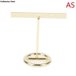 Luxury Gold T-shaped Earrings Ring Necklace Watch Jewelry Shelf Jewelry Stand Counter Pendant Jewelry Display Stand
