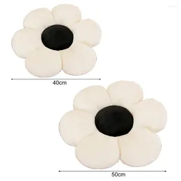 Pillow Flower Seat Fluffy Petals Shape For Office Chair Car Sofa Super Soft Protective Back Room