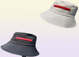 Classic Designer Bucket Hat For Men and Women High Quality Luxury Ladies Mens Spring Summer Black White Leather Metal Sun Hats New6005565