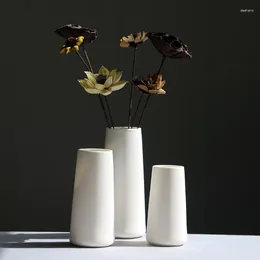 Vases Nordic Style Luxury Ceramic For Centerflowers Of Tables Room Decorative Aesthetic Decor Dried Flower Vase Table Decoration