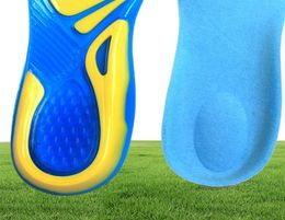 Silicon Gel Running Sport Insoles Shock Absorption Pads arch orthopedic insole Foot Care for Plantar Fasciitis Heel Spur7715424