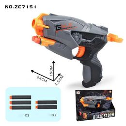 Gun Toys New Electric Soft Bullet Sniper Rifle/Handgun Can Fire Universal EVA Soft Bullet Dart Blaster Toy Rifle Best Gift for Children yq240413A0C9