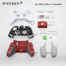 Accessories IVYUEEN for XBox One Elite Series 1 Controller Star Front Back Housing Shell Case LT RT LB RB Trigger Button Cover Repair Part