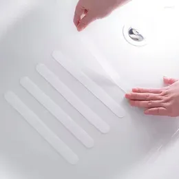 Bath Mats 6pcs 20x2cm Anti Non Slip Mat Grip Stickers Shower Strips Flooring Safety Tape Pad Bathroom