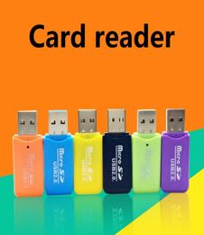 Multipurpose mobile phone memory card reader High Speed USB 20 Micro SD card reader adapter 4gb 8gb 16gb 32gb 64gb TF Card5040525