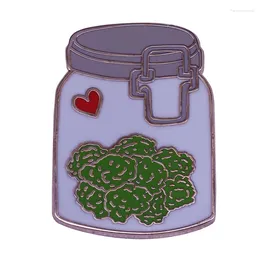 Brooches Nug Jar Pin Unique Illustrated Flair Jewellery