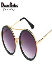 Sunglasses Male Female Metal Sun Glasses Gold Vintage Circle Feminine Round Prince Sunglass Women Men Alloy 20214307797